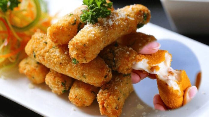 Dedos de queso crujientes en 20 minutos DEDOS DE QUESO