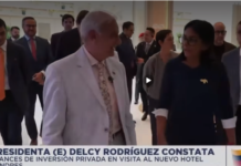 Presidenta (E) constata avances de inversión privada en visita al nuevo Hotel Londres Presidenta (E) constata