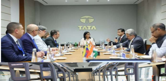 Presidenta (E) Rodríguez sostiene reunión con representantes del sector automotriz de la India