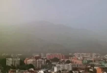 Polvo del Sahara mantendrá su impacto sobre el territorio norte del país hasta hoy Polvo del Sahara