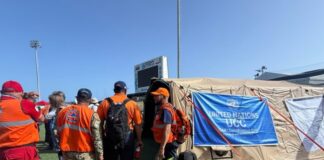 ONU instala tres hospitales