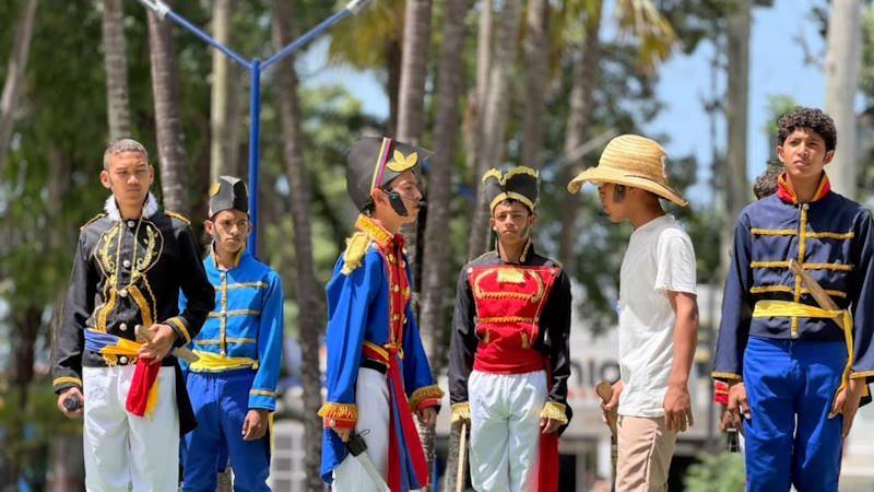 Más de 300 estudiantes reviven la "Batalla de Carabobo en Tocuyito Batalla de Carabobo