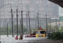 Tifón en Japón