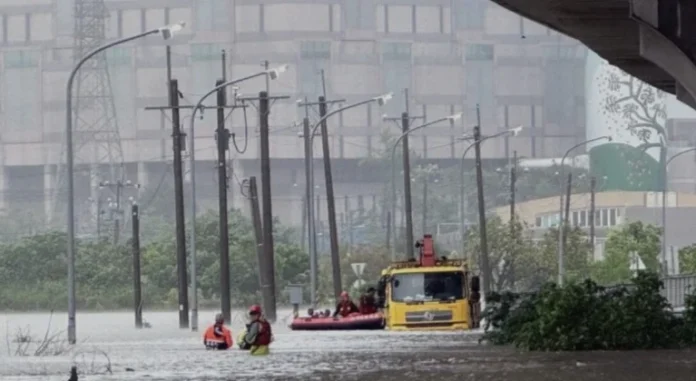 Tifón en Japón