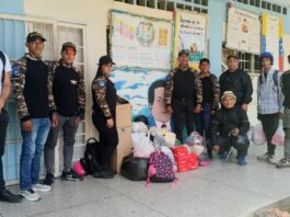 Fuerza de Apoyo Comunal «Sergio Rodríguez» lleva donativos a sitios afectados Fuerza de Apoyo Comunal "Sergio Rodríguez"
