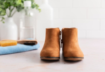 Los zapatos de gamuza