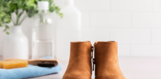 Los zapatos de gamuza