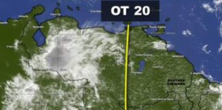 Onda tropical número 20 continúa por la región Oriental del país