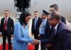 Delcy Rodríguez llegó a base aérea de Nueva Delhi para agenda estratégica