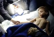 rescate de un niño en caracas