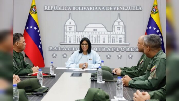 Presidenta (E) Delcy Rodríguez lidero reunión con Alto Mando Militar Presidenta (E) Delcy Rodríguez lidero reunión con Alto Mando Militar