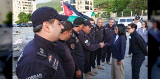 Equipo de la Defensa Civil de Jordania