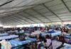 Campamentos transitorios albergan a más de 20.000 personas Campamentos transitorios