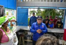 Ministro Diosdado Cabello recorrió el Campamento Transitorio Martin Luther King Ministro Diosdado Cabello recorrió la escuela Martin Luther King