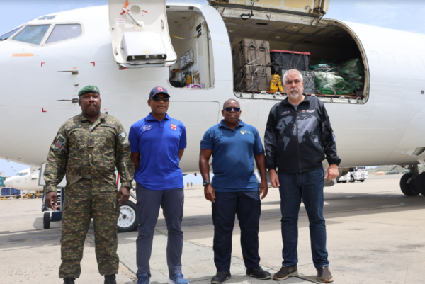 Venezuela recibe hospital de campaña de Barbados