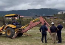 Evalúan condiciones del terreno en Ciudad Caribia para campamentos transitorios Evalúan condiciones del terreno en Ciudad Caribia para instalar campamentos transitorios