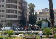 Siria: Dos explosiones durante visita de presidente francés en Damasco explosiones en visita de Macron