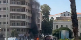 explosiones en visita de Macron