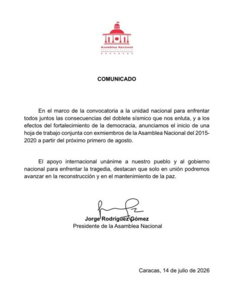 Comunicado AN