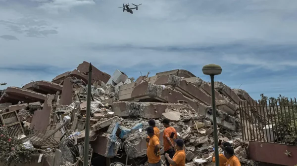 Dron en operaciones de rescate