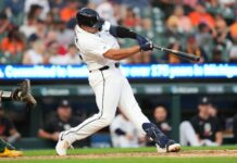 Pelotero venezolano Eduardo Valencia conecta jonrón en su primer turno en Grandes Ligas Eduardo Valencia