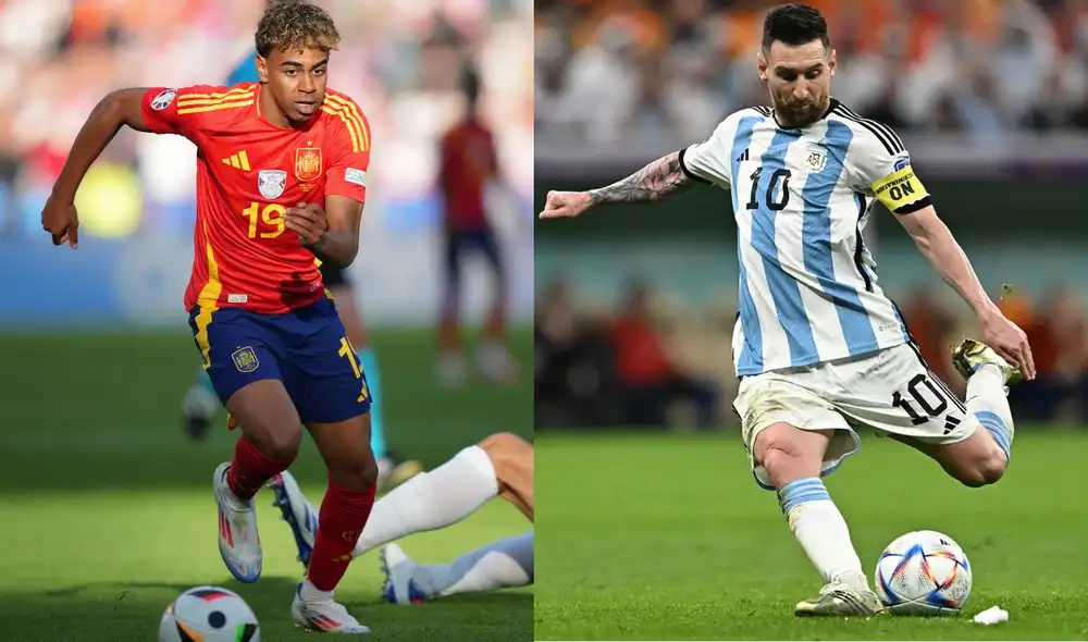España vs Argentina-Yamal-Messi España vs Argentina-Yamal-Messi