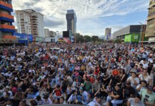 Así se vivió la final del Mundial 2026 en el Boulevard Avenida Bolívar Norte de Valencia final del mundial 2026