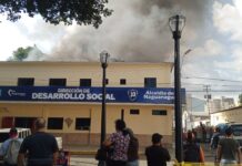 Reportan incendio en depencia de la Alcaldía de Naguanagua Alcaldía de Naguanagua