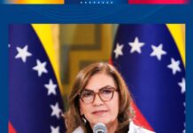 Jacqueline Faría, presidenta de la Gran Misión Venezuela Renace