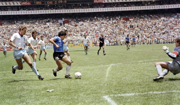 Maradona-el gol del siglo vs Inglaterra-México 86