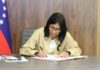 Presidenta (E) Delcy Rodríguez firma reglamento de Ley Orgánica de Hidrocarburos Ley Orgánica de Hidrocarburos
