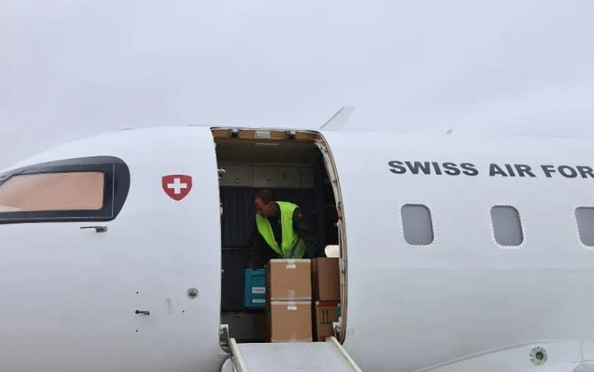 Insumos médicos provenientes de Suiza arribó a Venezuela Insumos médicos de Suiza