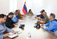 Presidenta (E) evalúa despliegue de seguridad para atender al pueblo