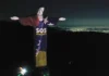 Brasil: El Cristo Redentor proyecta mensajes de apoyo a Venezuela