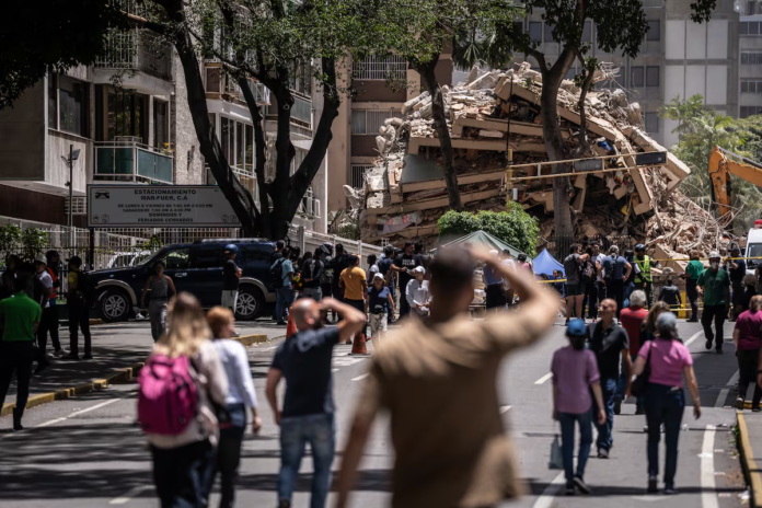 doblete sísmico-Caracas-Chacao