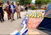 Implementos para los bomberos y guardaparques