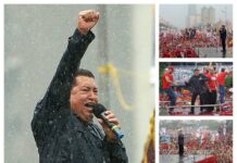 Delcy Rodríguez rinde homenaje a Chávez