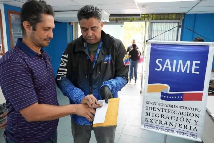 ¡Atento! SAIME ajusta horarios de atención en estos estados del país