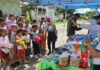 Cultores y deportistas de Naguanagua llevaron alegría a los niños de Morón cultores en Morón