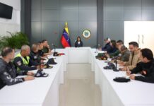 Jefa de Estado (E) evaluó despliegue de seguridad en zonas afectadas Jefa de Estado