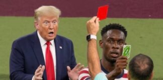 retiran tarjeta roja a Folarin Balogun tras llamada de Trump a la FIFA