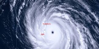 Supertifón Bavi avanza con fuerza hacia el sur de Japón Supertifón Bavi