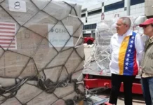Llega a La Guaira avión con dos toneladas de alimentos enviadas por Global Empowerment Misión avión alimentos
