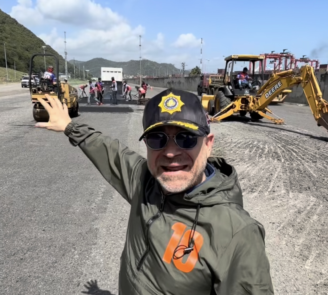 Puerto Cabello: Más de 1500 toneladas de asfalto para la vía Muelles-El Palito Puerto cabello