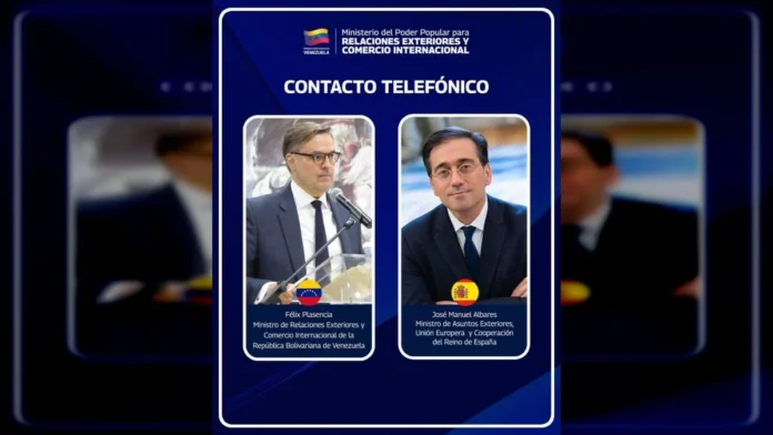 Venezuela y España abordan asuntos bilaterales y cooperación