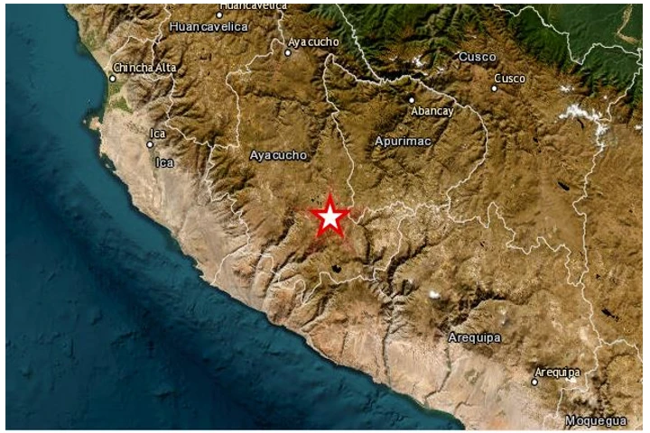 Perú: sur del país registró sismo de magnitud 7.2 este jueves Perú: sur del país registró sismo de magnitud 7.2 este jueves