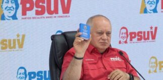 Diosdado Cabello La Guaira PSUV rueda de prensa