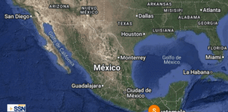 Mexico: Este lunes registraron sismo de 5.8 frente a las costas de Chiapas