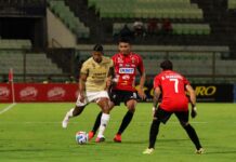 Carabobo FC empata contra el Caracas en el Olímpico para sumar puntos en la tabla absoluta