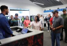 Presidenta Rodríguez supervisó operaciones en terminales temporales del AIM superviso-terminales-temporales